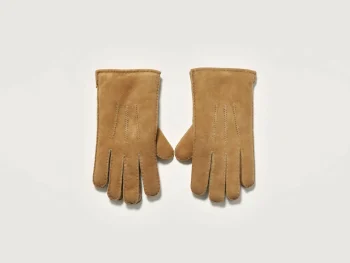 Fashion Bellerose Ganam Leren Handschoenen Cognac