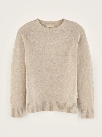 Best Bellerose Gatu Ronde Hals Trui Light Grey