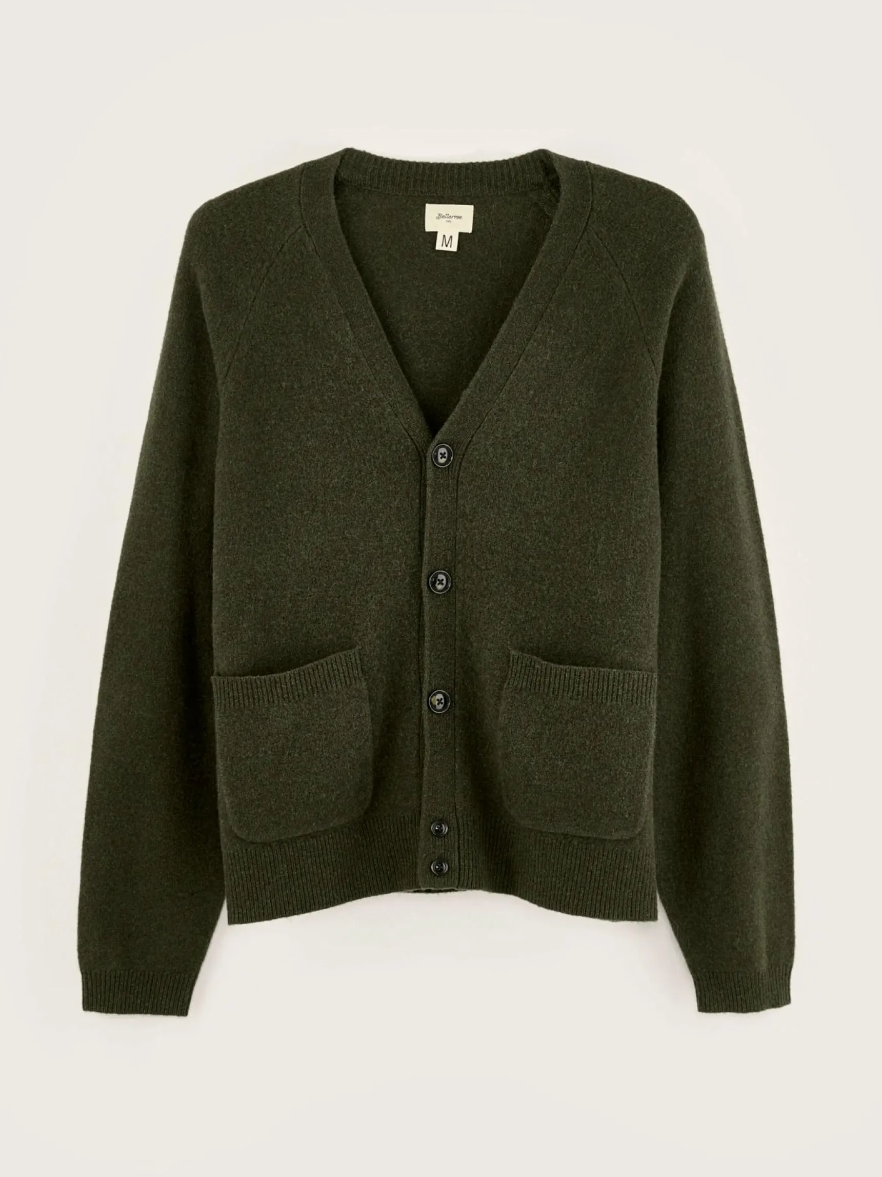 geican-v-hals-cardigan-ziszHEGn-6.webp Discount Bellerose Geican V-hals Cardigan Military