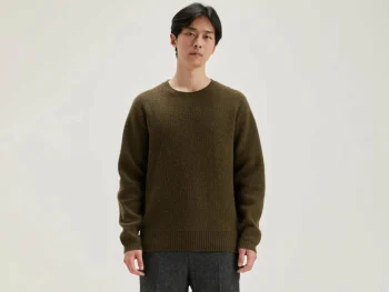 Fashion Bellerose Geich Ronde Hals Trui Military