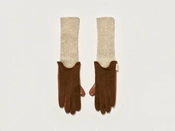 Clearance Bellerose Gia Leren Handschoenen Mahogany