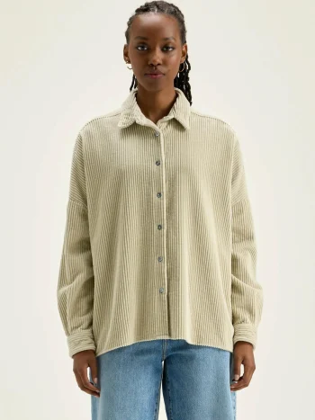 Discount Bellerose Ginna Corduroy Hemd Craie