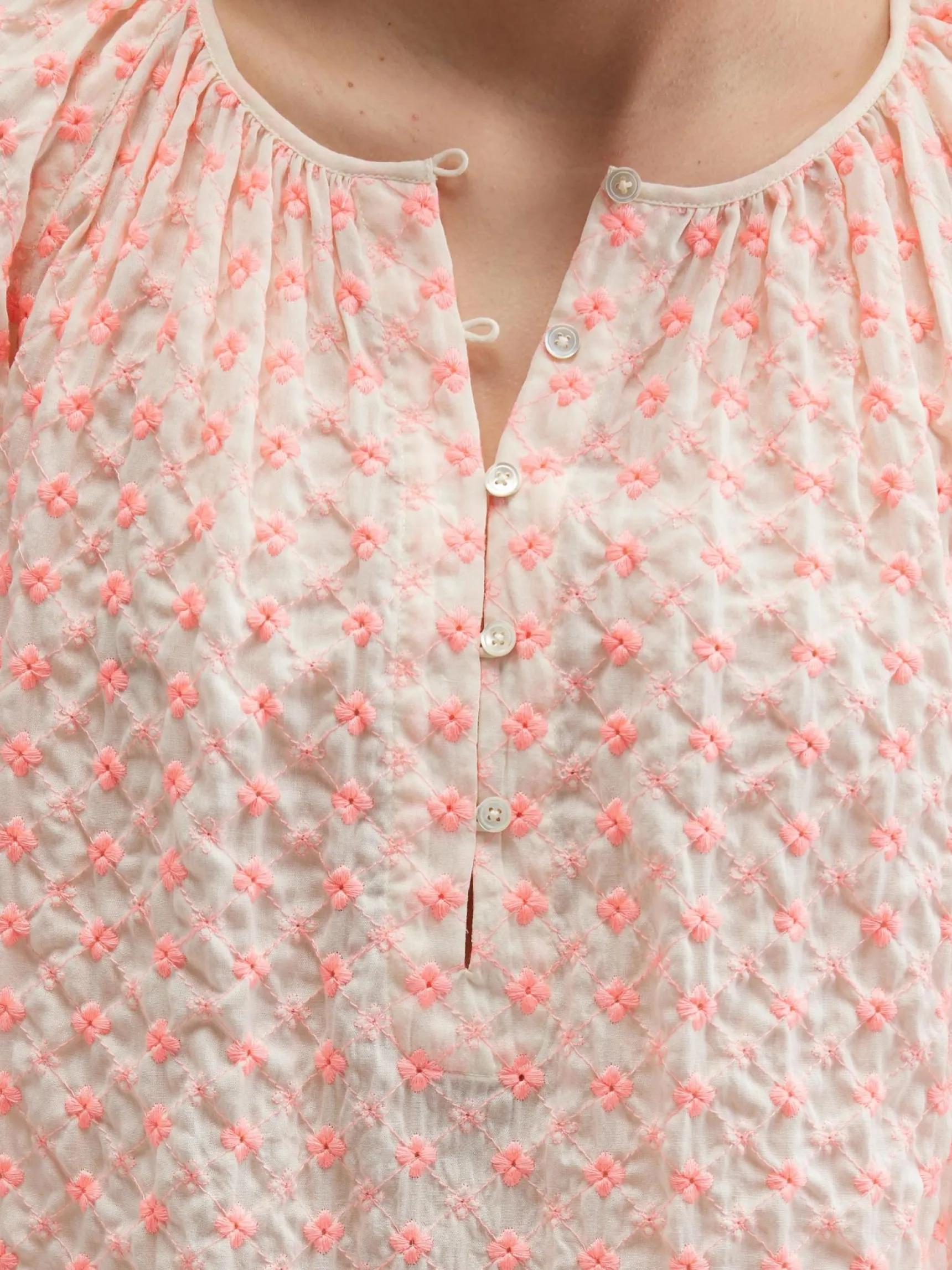 haiti-romantische-blouse-eKTLVQDi-3.webp Discount Bellerose Haiti Romantische Blouse Light Rose / Rosee