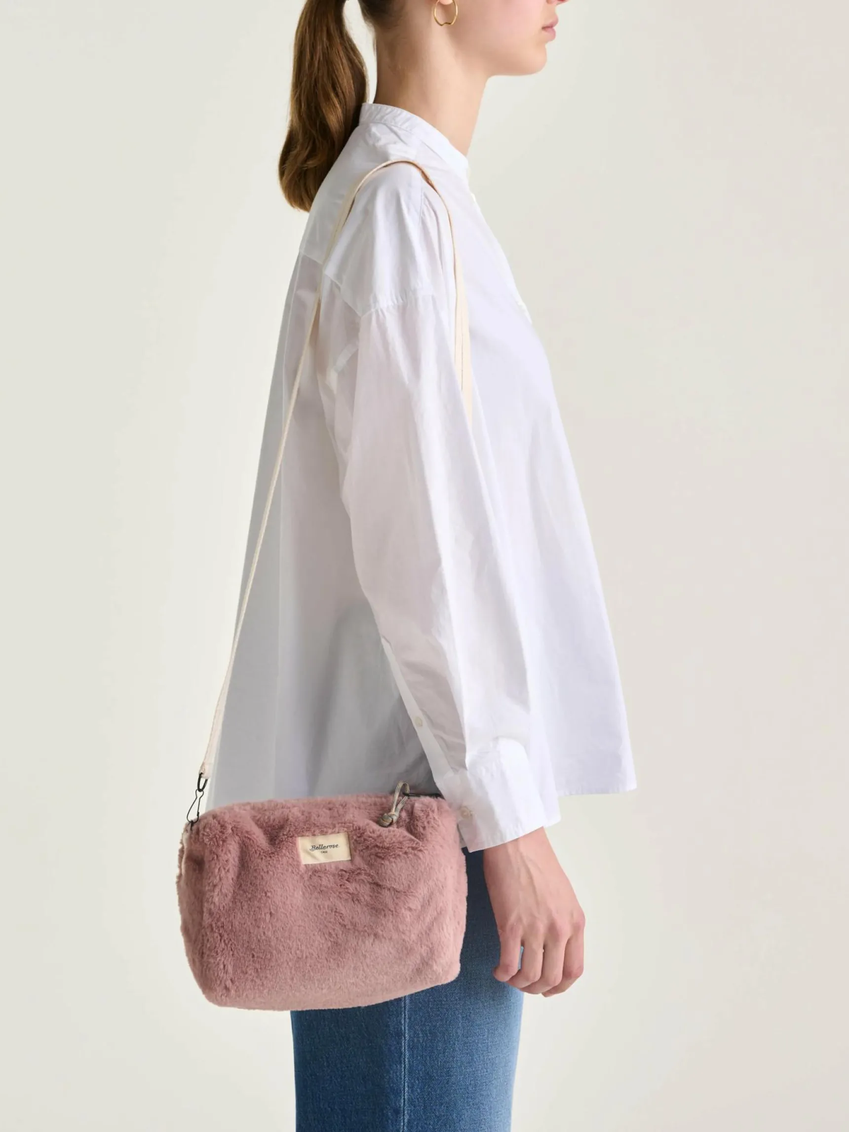 hanomy-tas-met-rits-yRsLhnWJ-2.webp Discount Bellerose Hanomy Tas Met Rits Dust / Fard