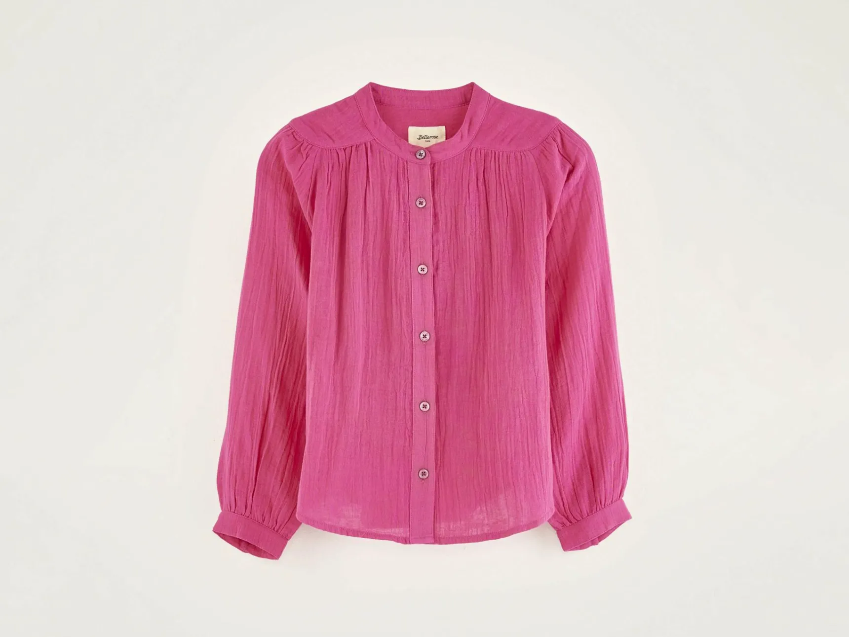 hopsa-klassieke-blouse-wQyqjjyF-0.webp Sale Bellerose Hopsa Klassieke Blouse Fushia