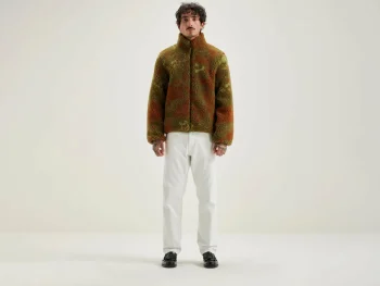 New Bellerose Jeremy Teddy Sweatshirt Met Rits