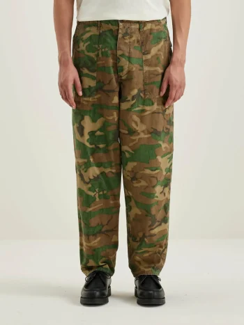 New Bellerose Kargo Relaxed Cropped Broek Amber / Army