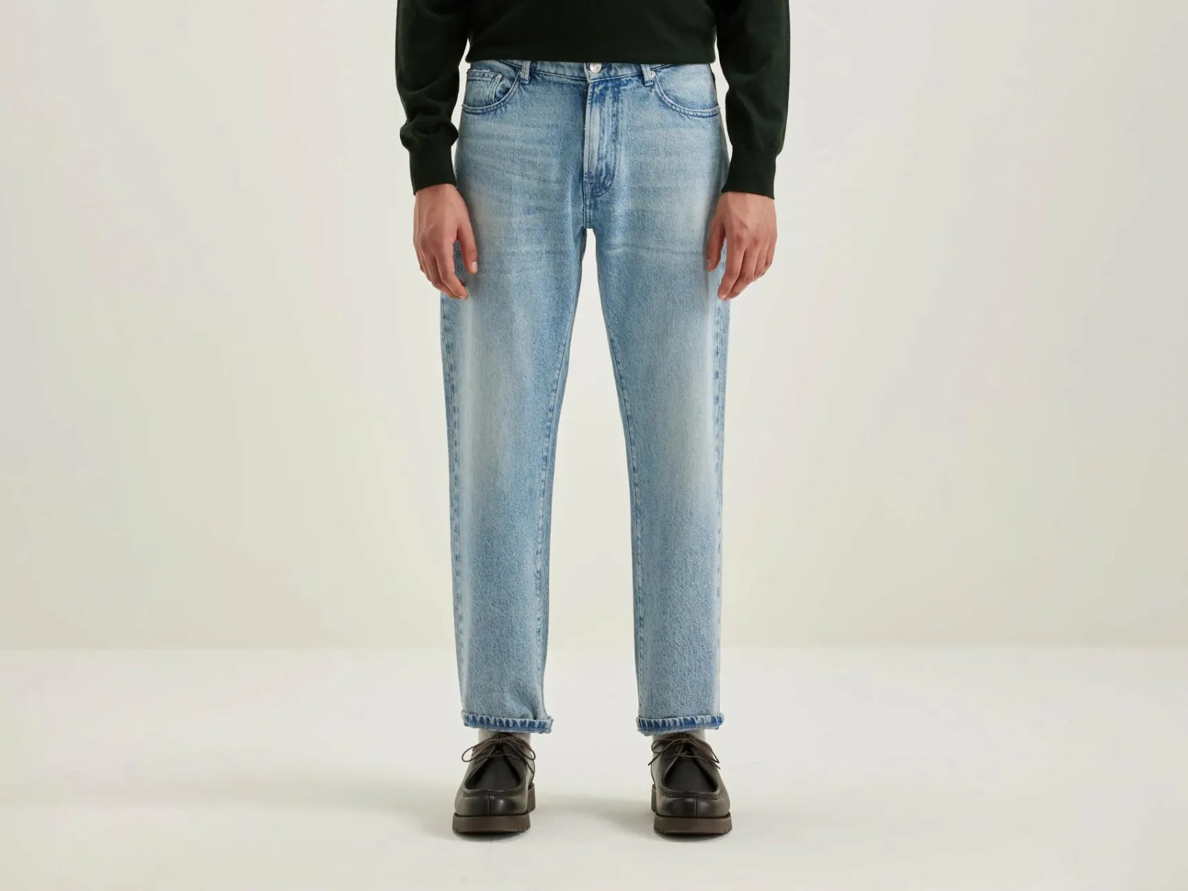 keegan-rechte-jeans-AFlOCwhA-0.webp Fashion Bellerose Keegan Rechte Jeans Light Blue Bleach