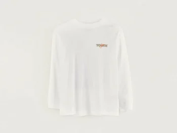 Fashion Bellerose Kellos Lange Mouwen T-shirt White