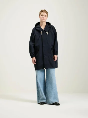 Outlet Bellerose Laos Parka Met Capuchon Navy