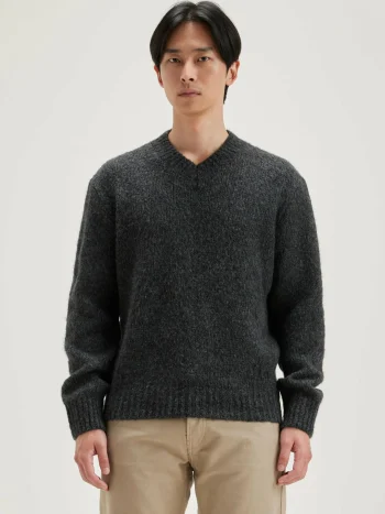 Outlet Bellerose Liora V-hals Trui Mid Grey