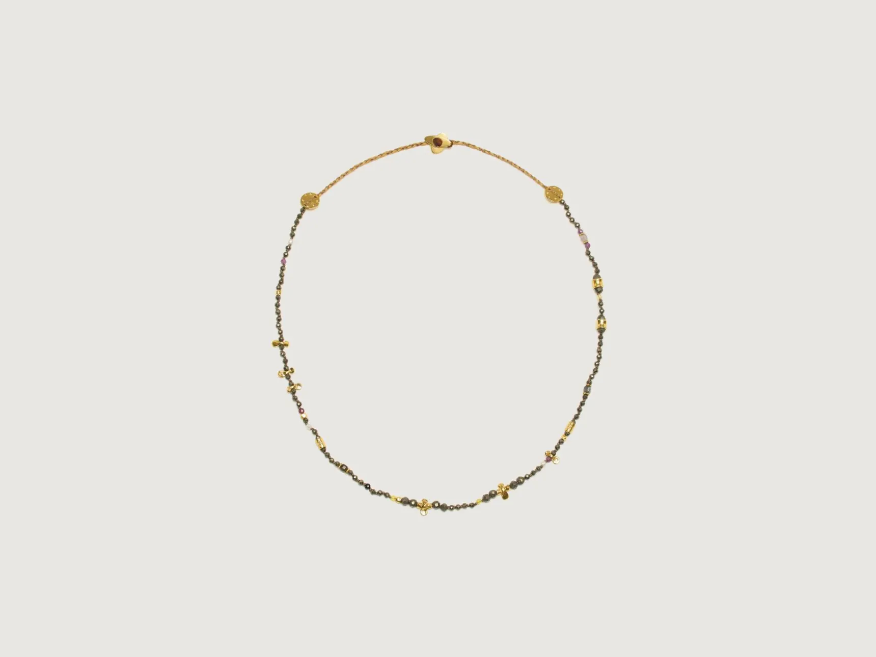 mary-gaitani-pyrite-necklace-gtmHTSYV-0.webp Fashion Mary Gaitaini MARY GAITANI Pyrite Necklace