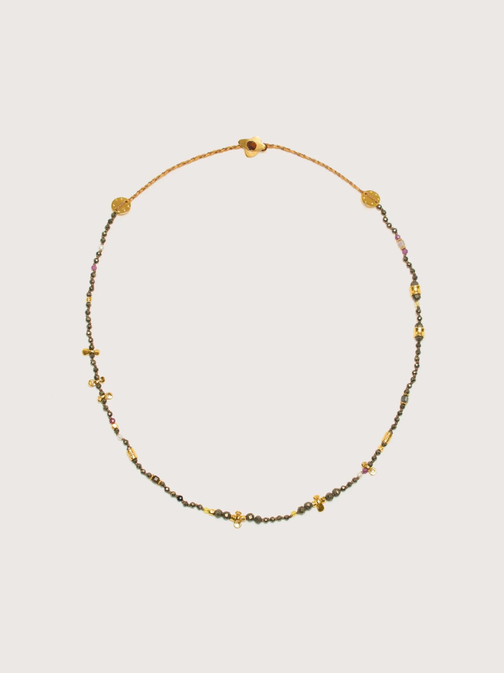 mary-gaitani-pyrite-necklace-gtmHTSYV-1.webp Fashion Mary Gaitaini MARY GAITANI Pyrite Necklace