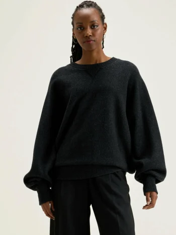 Hot Bellerose Milos Ronde Hals Sweatshirt Off Black