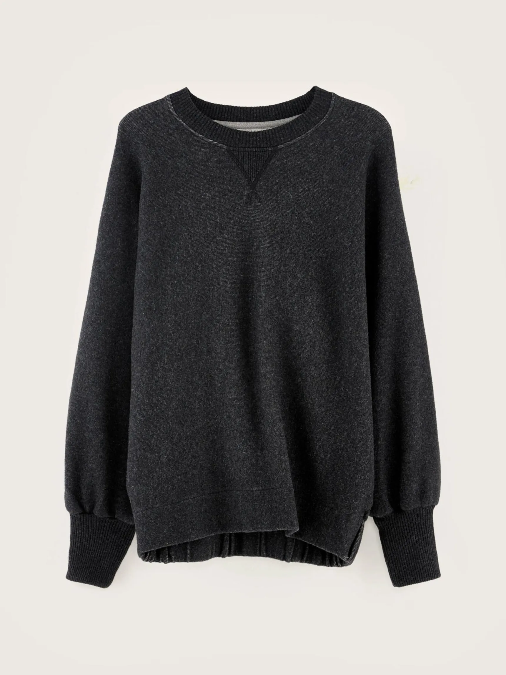 milos-ronde-hals-sweatshirt-uEWNJdJj-6.webp Hot Bellerose Milos Ronde Hals Sweatshirt Off Black