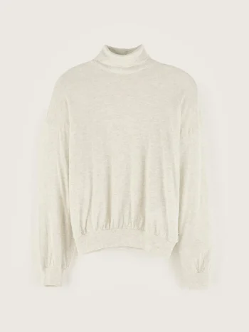 Outlet Bellerose Missy Lange Mouwen T-shirt Oyster