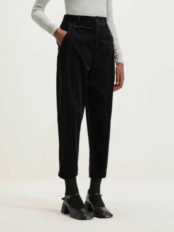 Outlet Nicholson & Nicholson Sand Boyfriend Corduroy Broek