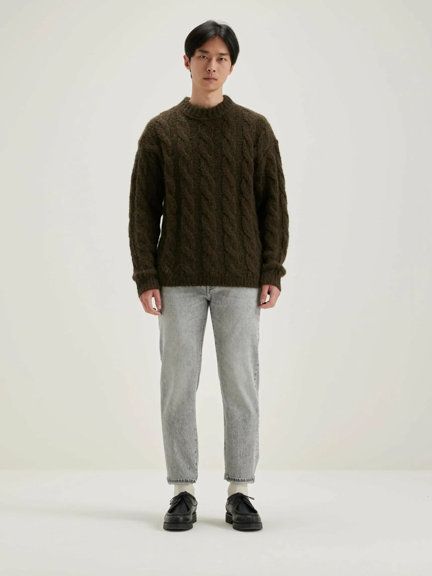 noft-kabeltrui-pUOdlcPW-2.webp Hot Bellerose Noft Kabeltrui Dark Olive