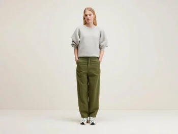 Sale Bellerose Pasop Relaxed Broek Army