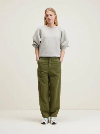 Sale Bellerose Pasop Relaxed Broek Army