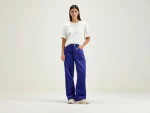 Discount Bellerose Paty Wijde Jeans Deep Purple