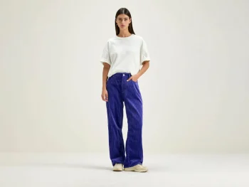 Discount Bellerose Paty Wijde Jeans Deep Purple