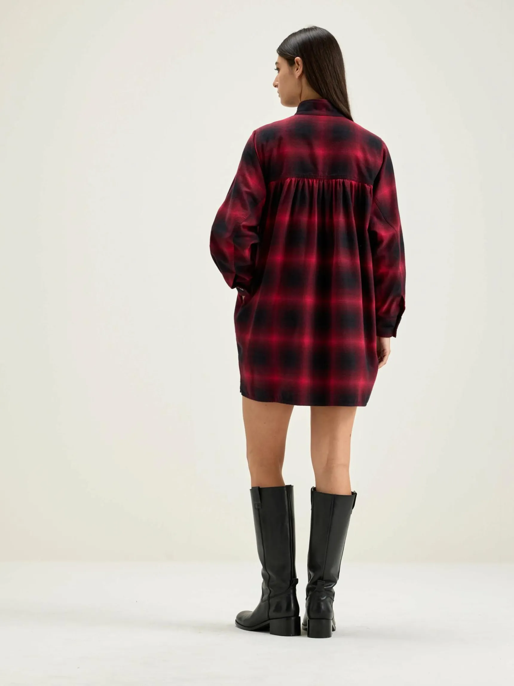 pelly-mini-jurk-fmFPMskn-2.webp Fashion Bellerose Pelly Mini Jurk Deep Well / Red Dahlia