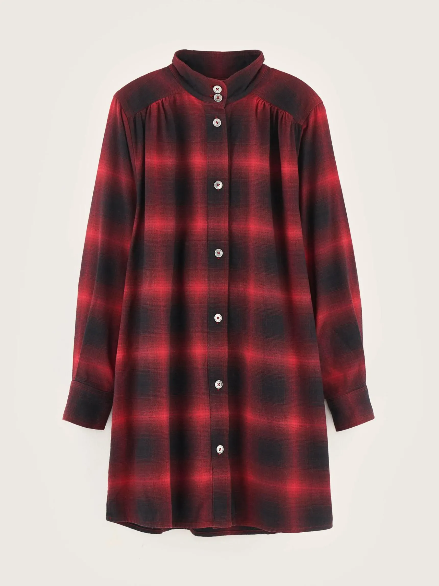 pelly-mini-jurk-fmFPMskn-5.webp Fashion Bellerose Pelly Mini Jurk Deep Well / Red Dahlia