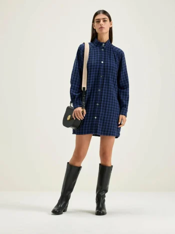 Discount Bellerose Pelly Mini Jurk Deep Purple / Deep Well