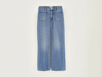 Sale Bellerose Pepy Flared Jeans Medium Blue Bleach