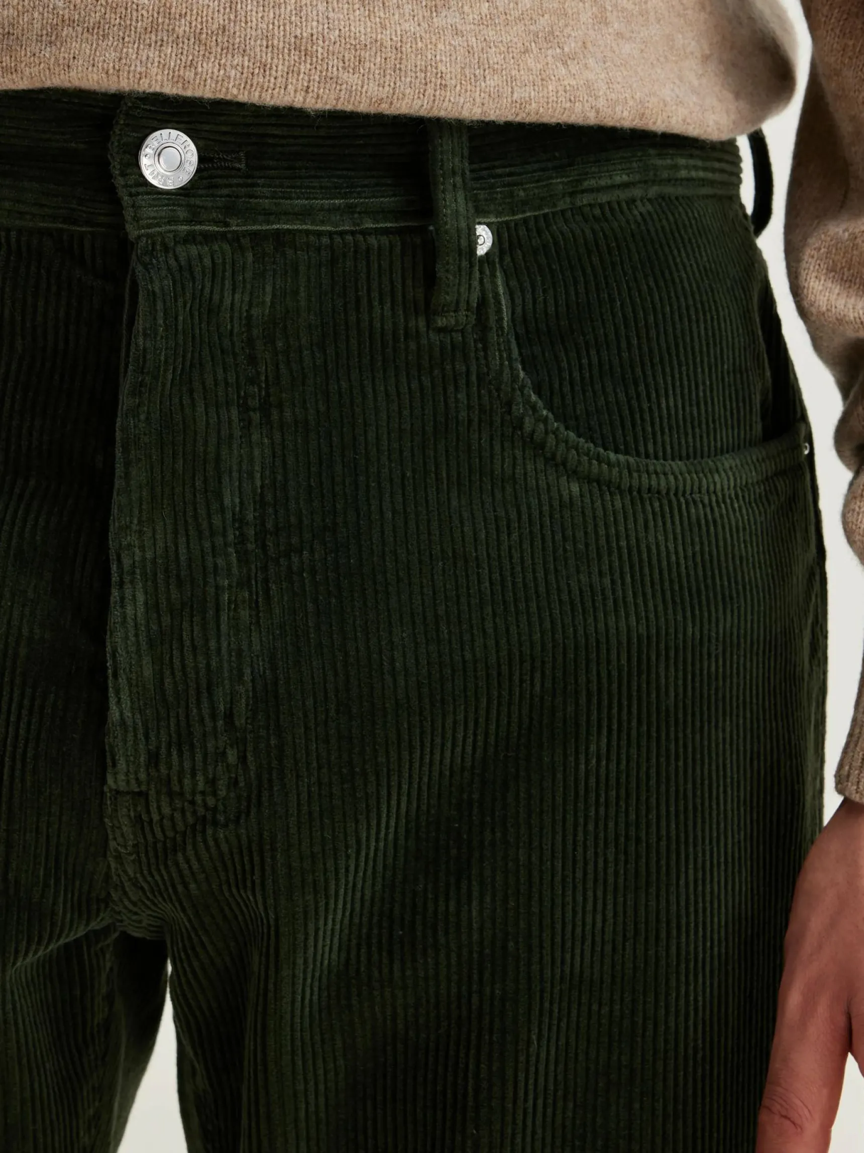 percy-dad-style-broek-CeDIzpUK-2.webp Discount Bellerose Percy Dad-style Broek Dark Olive