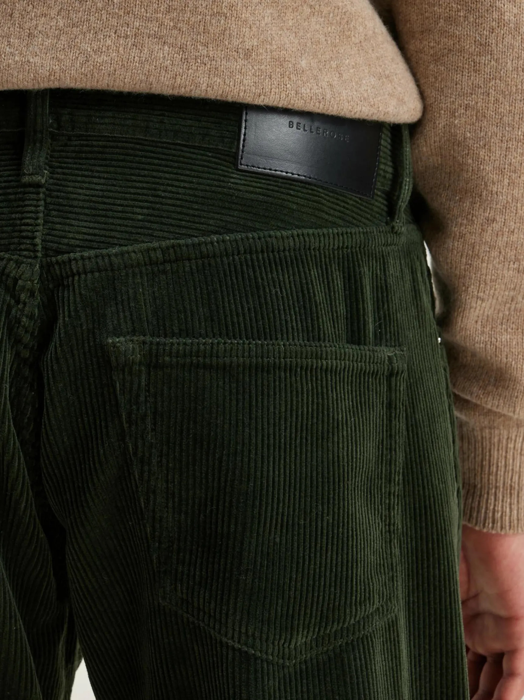 percy-dad-style-broek-CeDIzpUK-3.webp Discount Bellerose Percy Dad-style Broek Dark Olive