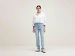 Online Bellerose Ping Slim Jeans Light Blue Bleach