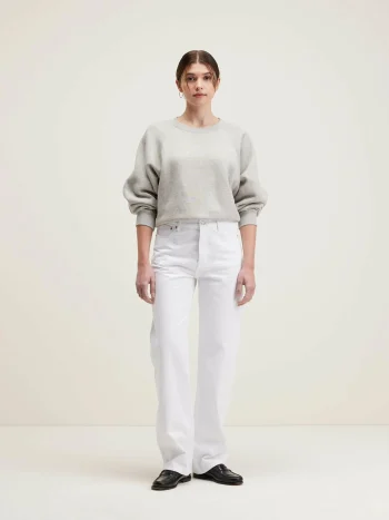 Hot Bellerose Pony Lange Rechte Jeans White