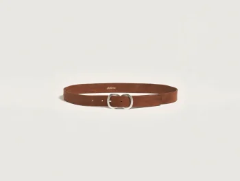 Fashion Bellerose Sabas Leren Riem Cognac