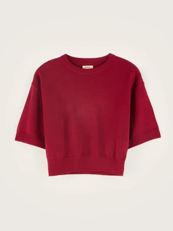 New Bellerose Sare Korte Mouwen Trui Red Dahlia