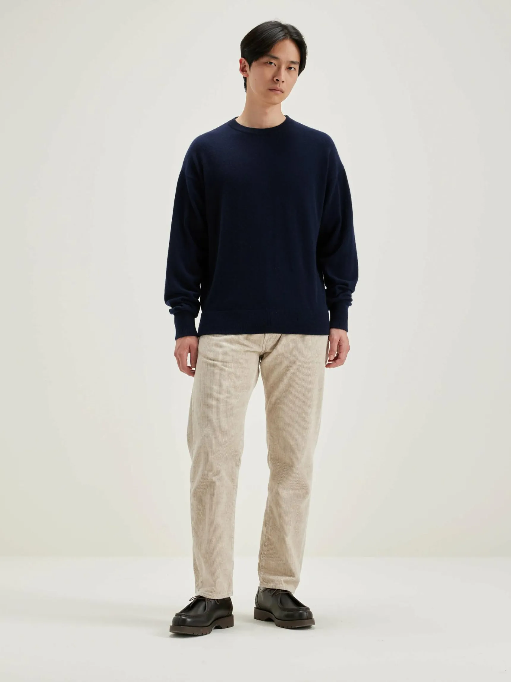 slamy-ronde-hals-trui-mPrXzwwe-2.webp Outlet Bellerose Slamy Ronde Hals Trui Navy