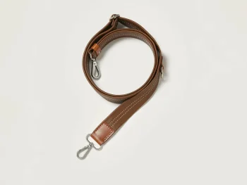 Fashion Bellerose Sogo Verstelbare Leren Strap Cognac