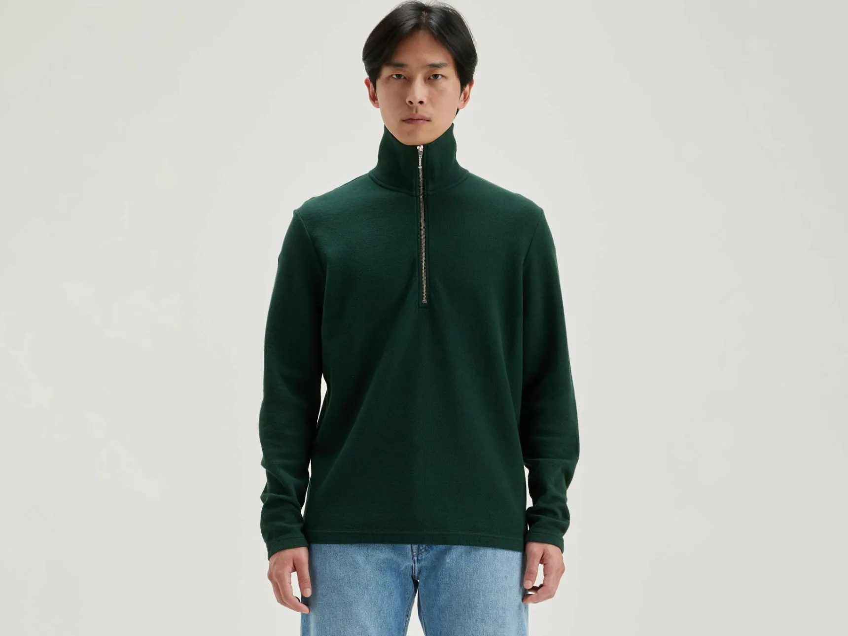 spence-t-shirt-met-rits-eyjIxoZX-0.webp Discount Bellerose Spence T-shirt Met Rits Scarabee