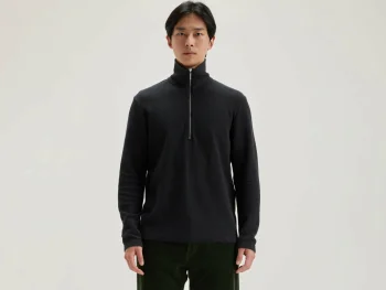 Clearance Bellerose Spence T-shirt Met Rits Navy