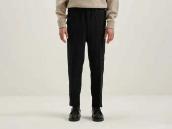 Discount Bellerose Stanford Tapered Broek Black Beauty