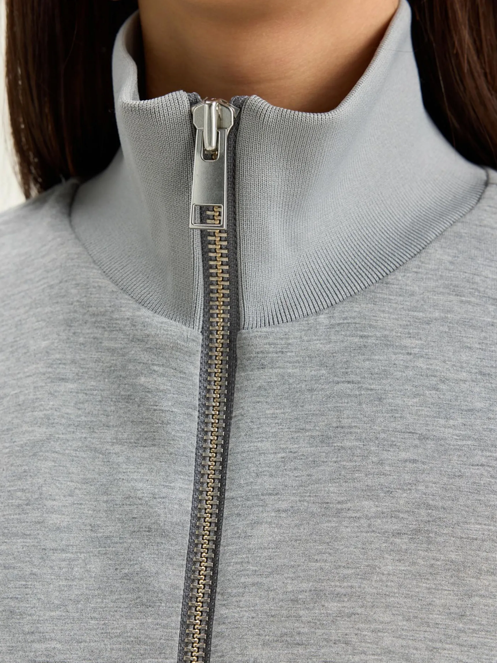 tallis-sweatshirt-met-rits-KDSeUPhc-3.webp Hot Bellerose Tallis Sweatshirt Met Rits Heather Grey
