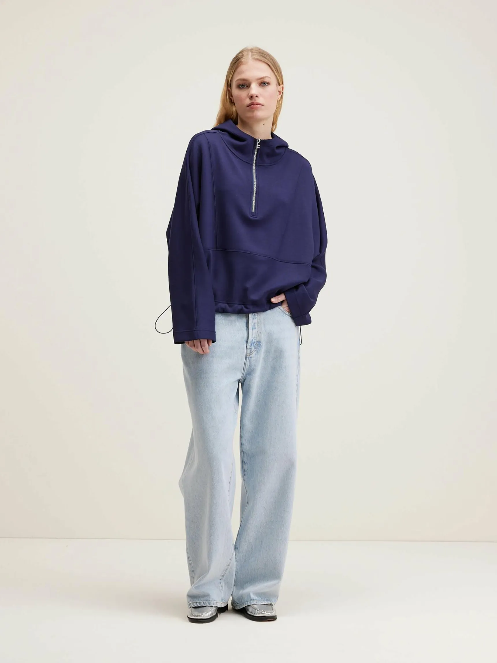tates-hoodie-met-wijde-mouwen-RlDKxnmb-2.webp Hot Bellerose Tates Hoodie Met Wijde Mouwen Naval
