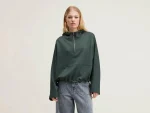 Outlet Bellerose Tates Hoodie Met Wijde Mouwen Hunter