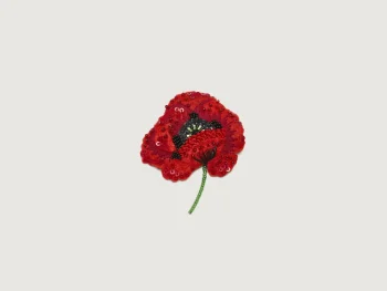 Online Trovelore Red Poppy Broche