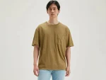 New Bellerose Vanick Korte Mouwen T-shirt Tan