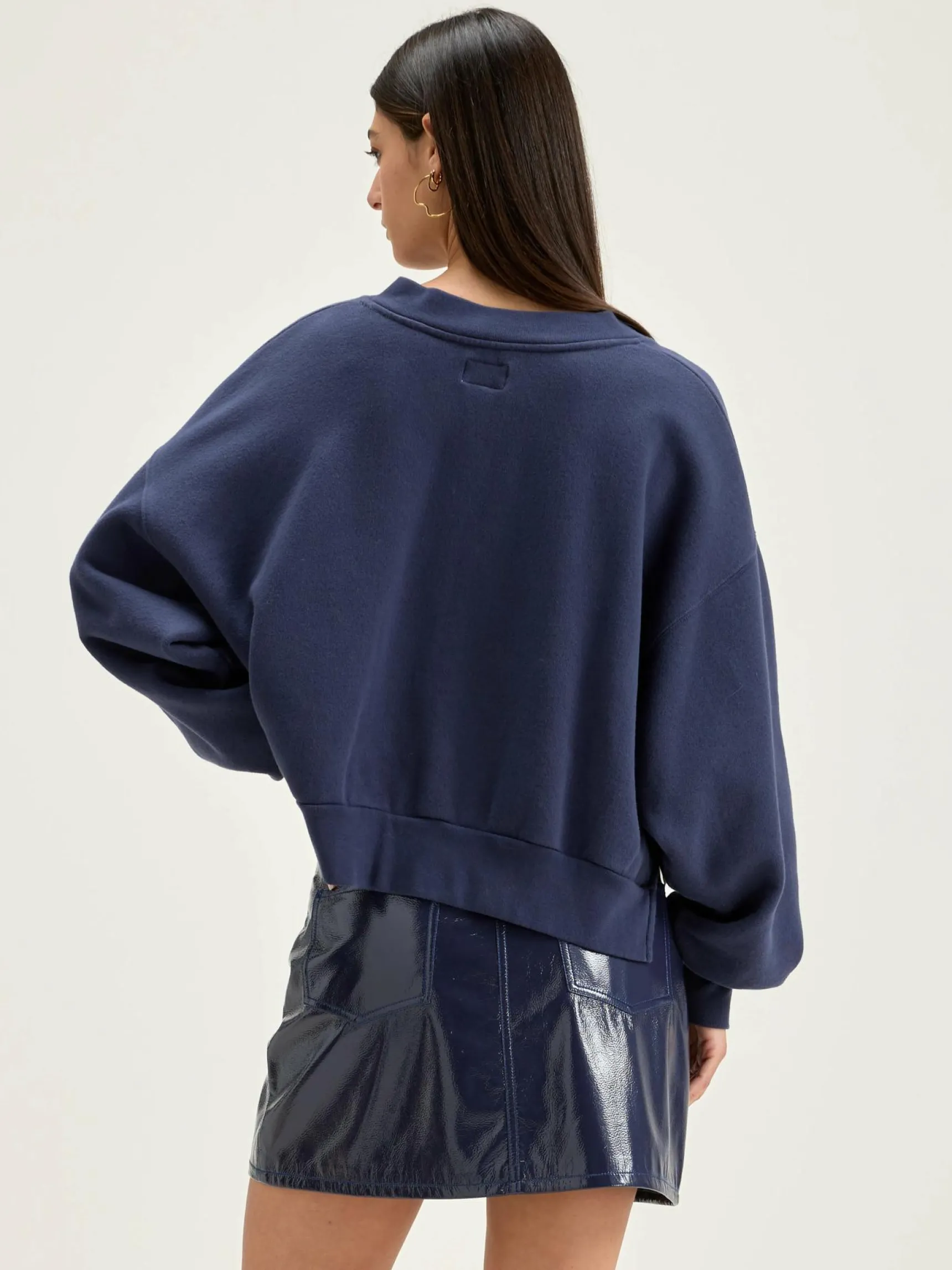 varola-v-hals-sweatshirt-hUdISBIb-3.webp Fashion Bellerose Varola V-hals Sweatshirt Naval