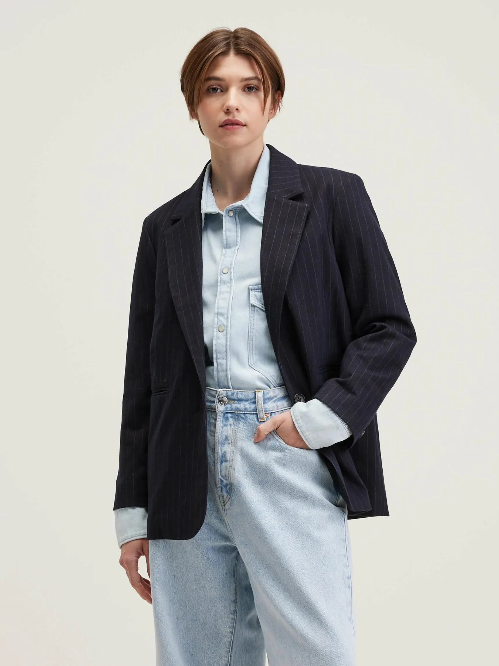 veil-relaxed-blazer-XnqegQfq-2.webp Fashion Bellerose Veil Relaxed Blazer Black Beauty