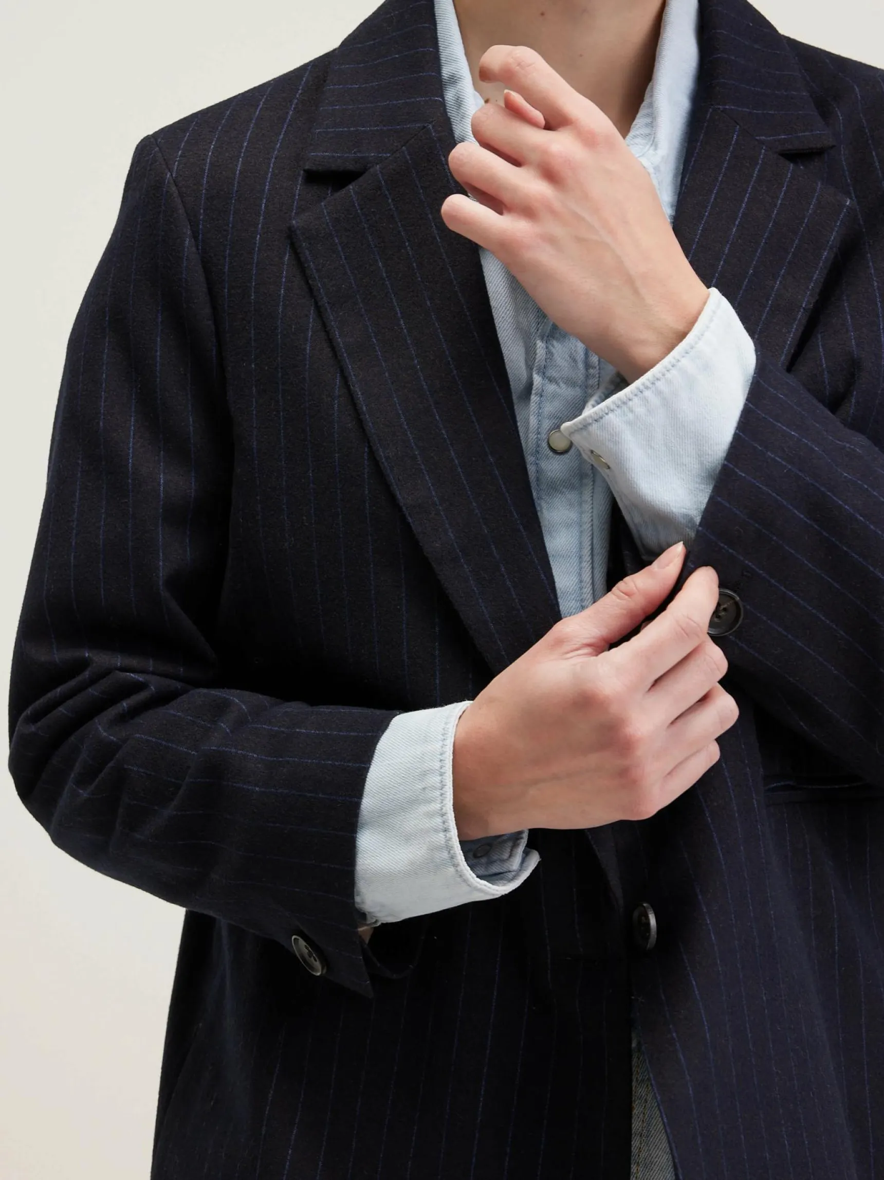 veil-relaxed-blazer-XnqegQfq-5.webp Fashion Bellerose Veil Relaxed Blazer Black Beauty