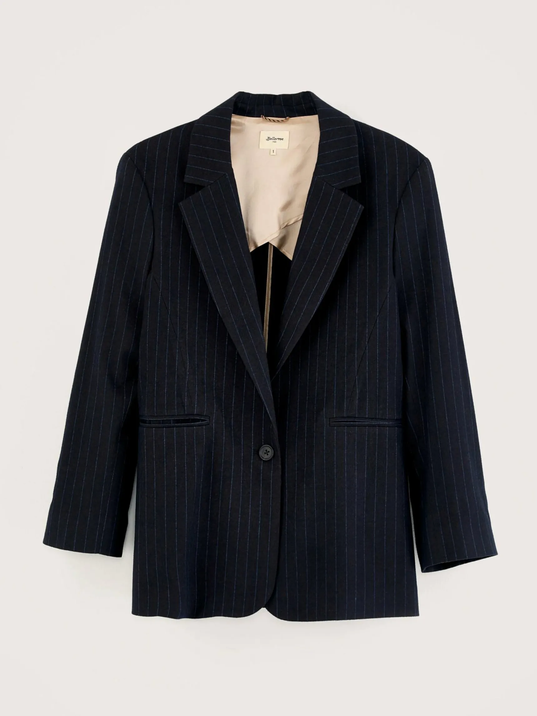 veil-relaxed-blazer-XnqegQfq-6.webp Fashion Bellerose Veil Relaxed Blazer Black Beauty